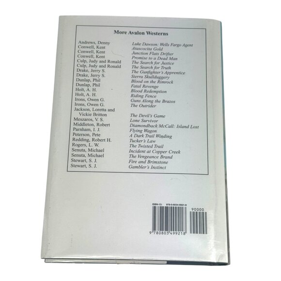 Michael Senuta Author Signed "Matt Train" Hardcover Avalon Western - Picture 5 of 5